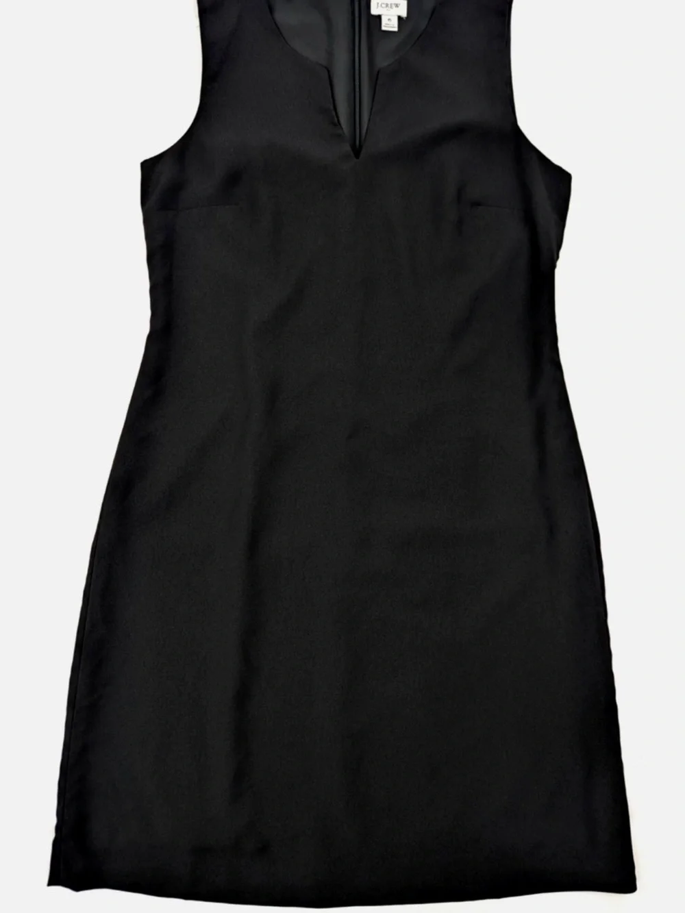 NWT J. Crew Classic Black V-Neck Suiting Dress